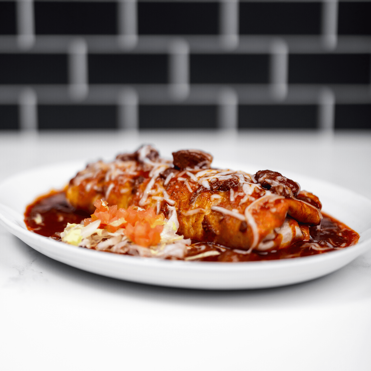 Chile Colorado Wet Burrito