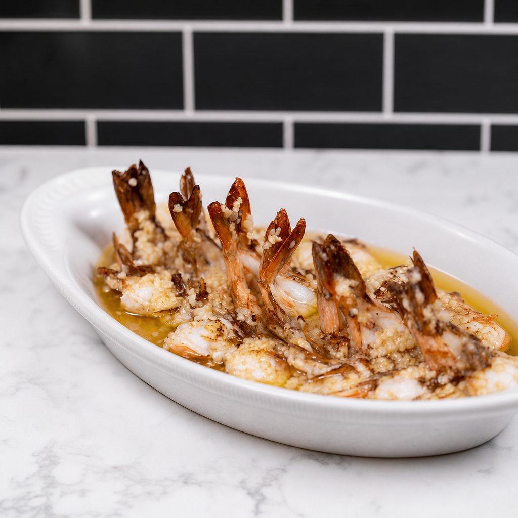 Camarones al Mojo de Ajo.