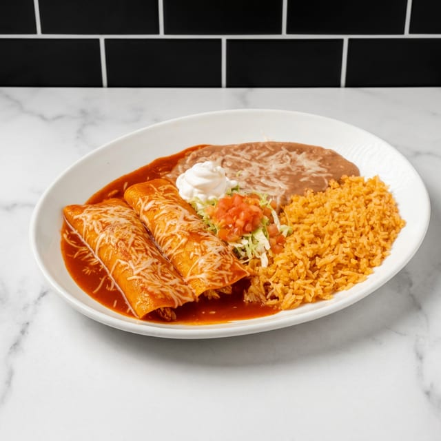 Enchiladas Combinacion.