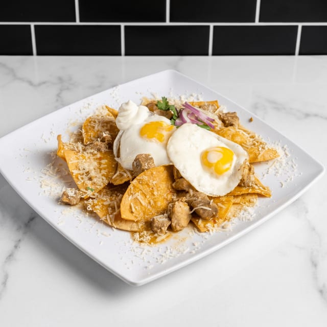 Green Chilaquiles.