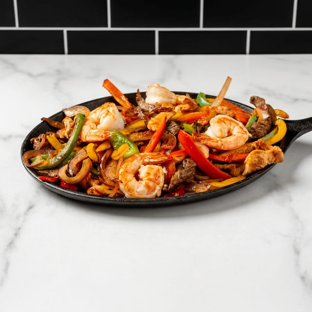 Trio Fajitas.