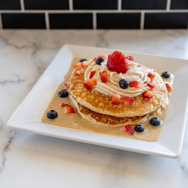 Tres Leches Pancakes.