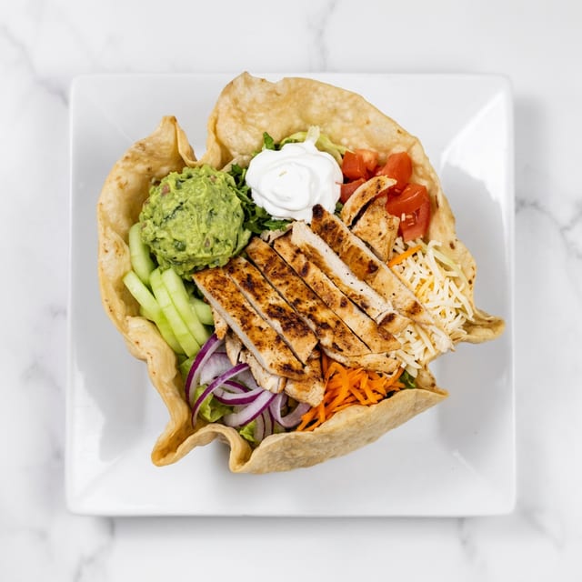 Taco Salad - WITH PROTEIN.